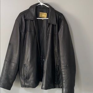 boston harbour xl leather jacket